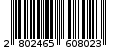 Γραμμωτός κωδικός 2802465608023