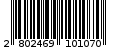 Γραμμωτός κωδικός 2802469101070