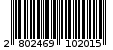Γραμμωτός κωδικός 2802469102015