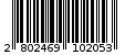Γραμμωτός κωδικός 2802469102053