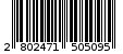 Γραμμωτός κωδικός 2802471505095