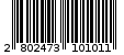Γραμμωτός κωδικός 2802473101011
