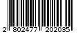 Γραμμωτός κωδικός 2802477202035