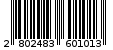 Γραμμωτός κωδικός 2802483601013