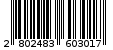 Γραμμωτός κωδικός 2802483603017