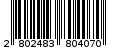 Γραμμωτός κωδικός 2802483804070