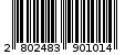 Γραμμωτός κωδικός 2802483901014