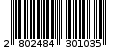 Γραμμωτός κωδικός 2802484301035