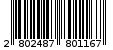 Γραμμωτός κωδικός 2802487801167