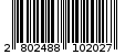 Γραμμωτός κωδικός 2802488102027