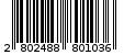 Γραμμωτός κωδικός 2802488801036