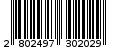 Γραμμωτός κωδικός 2802497302029
