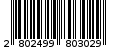 Γραμμωτός κωδικός 2802499803029
