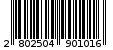 Γραμμωτός κωδικός 2802504901016