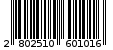 Γραμμωτός κωδικός 2802510601016