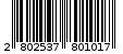 Γραμμωτός κωδικός 2802537801017