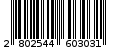 Γραμμωτός κωδικός 2802544603031