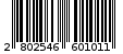 Γραμμωτός κωδικός 2802546601011