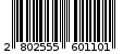 Γραμμωτός κωδικός 2802555601101