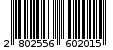 Γραμμωτός κωδικός 2802556602015