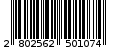 Γραμμωτός κωδικός 2802562501074