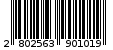 Γραμμωτός κωδικός 2802563901019