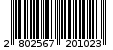 Γραμμωτός κωδικός 2802567201023