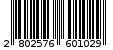 Γραμμωτός κωδικός 2802576601029