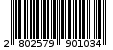 Γραμμωτός κωδικός 2802579901034