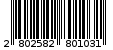Γραμμωτός κωδικός 2802582801031