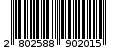Γραμμωτός κωδικός 2802588902015