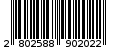 Γραμμωτός κωδικός 2802588902022