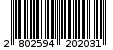 Γραμμωτός κωδικός 2802594202031
