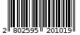 Γραμμωτός κωδικός 2802595201019