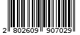 Γραμμωτός κωδικός 2802609907029