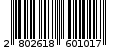 Γραμμωτός κωδικός 2802618601017