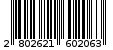 Γραμμωτός κωδικός 2802621602063
