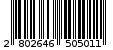 Γραμμωτός κωδικός 2802646505011