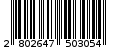 Γραμμωτός κωδικός 2802647503054