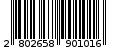 Γραμμωτός κωδικός 2802658901016