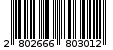 Γραμμωτός κωδικός 2802666803012