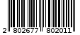 Γραμμωτός κωδικός 2802677802011