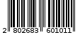 Γραμμωτός κωδικός 2802683601011