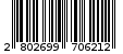 Γραμμωτός κωδικός 2802699706212