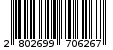 Γραμμωτός κωδικός 2802699706267