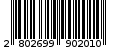 Γραμμωτός κωδικός 2802699902010