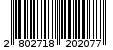 Γραμμωτός κωδικός 2802718202077