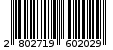 Γραμμωτός κωδικός 2802719602029