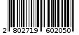 Γραμμωτός κωδικός 2802719602050