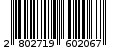 Γραμμωτός κωδικός 2802719602067